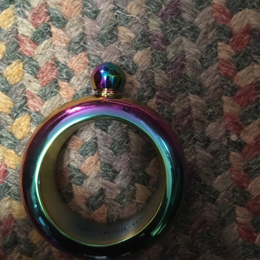 a colorful bracelet that is also a flask